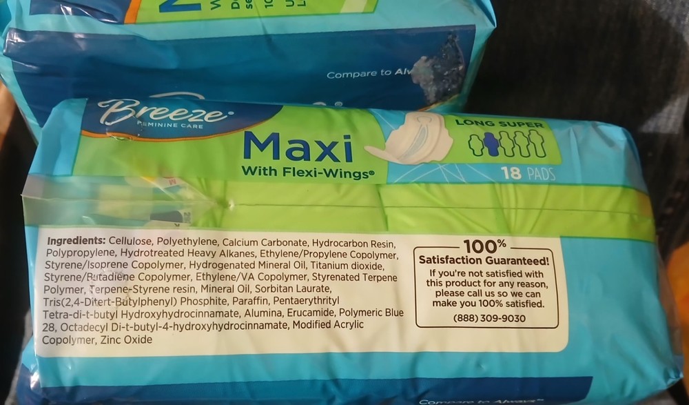 Breeze-Maxi Flexi wings Long Super 2pk (size 2)