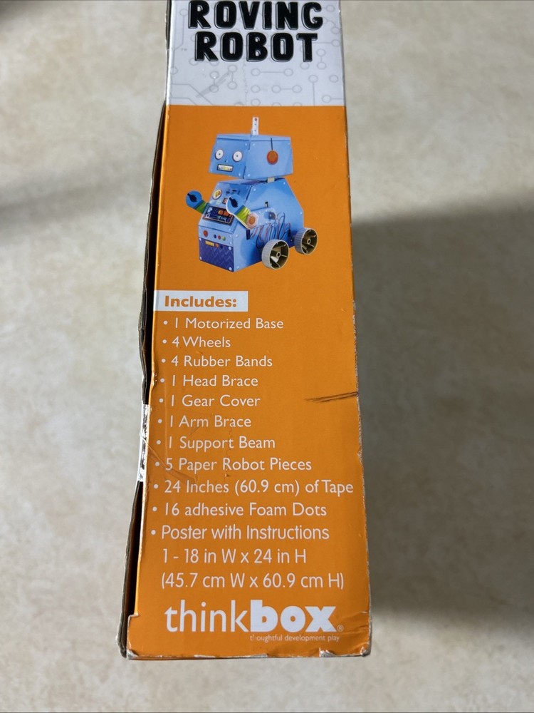 Build Your Own Roving Robot Think Box Great For Learning