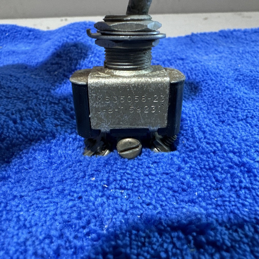 MS35058-23, 58231, Two Position Aircraft Toggle Switch