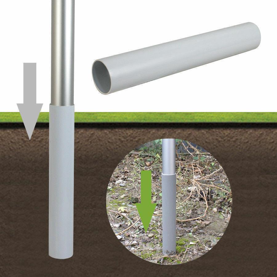 Heavy Duty Aluminum 20' Sectional Flag Pole Kit w/ 3' x 5' US Flag Gold Ball Kit