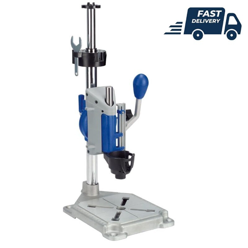 Drill Press Rotary Tool Workstation Stand with Wrench Mini Press & Tool Holder