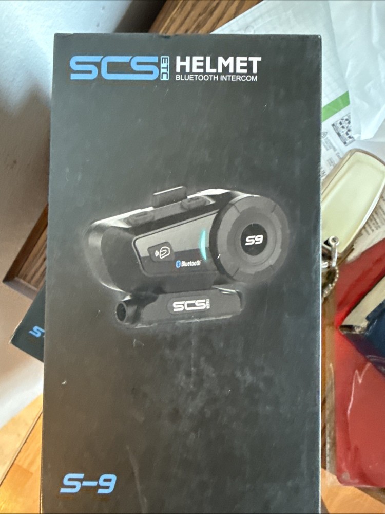 S-9 Motorcycle Helmet Bluetooth 2000m 6-Rider Intercom, Bluetooth Helmet Head...
