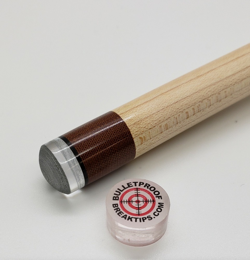 Bulletproof Break Tip - Clear BreakTip - Break/Jump Tip - FREE Patch & Sticker