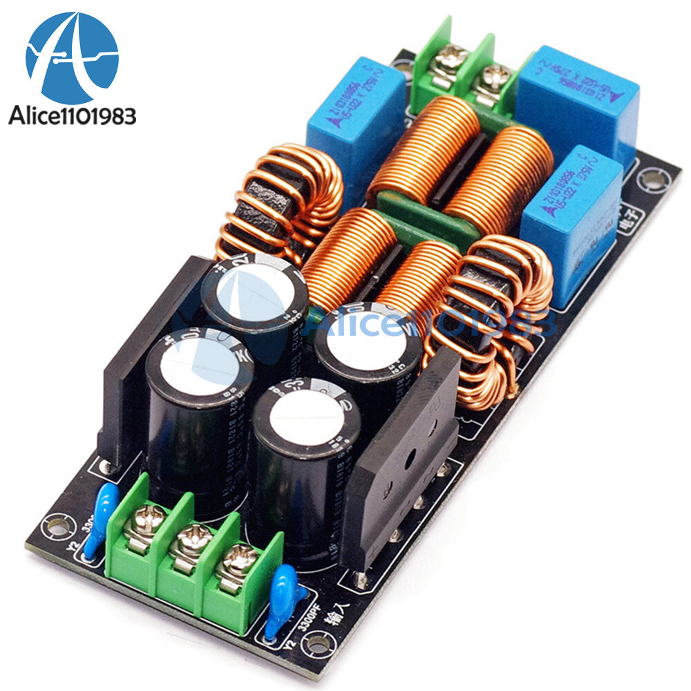 4A/10A/20A Power Filter EMI Module Audio Amplifier High Frequency Filter Board