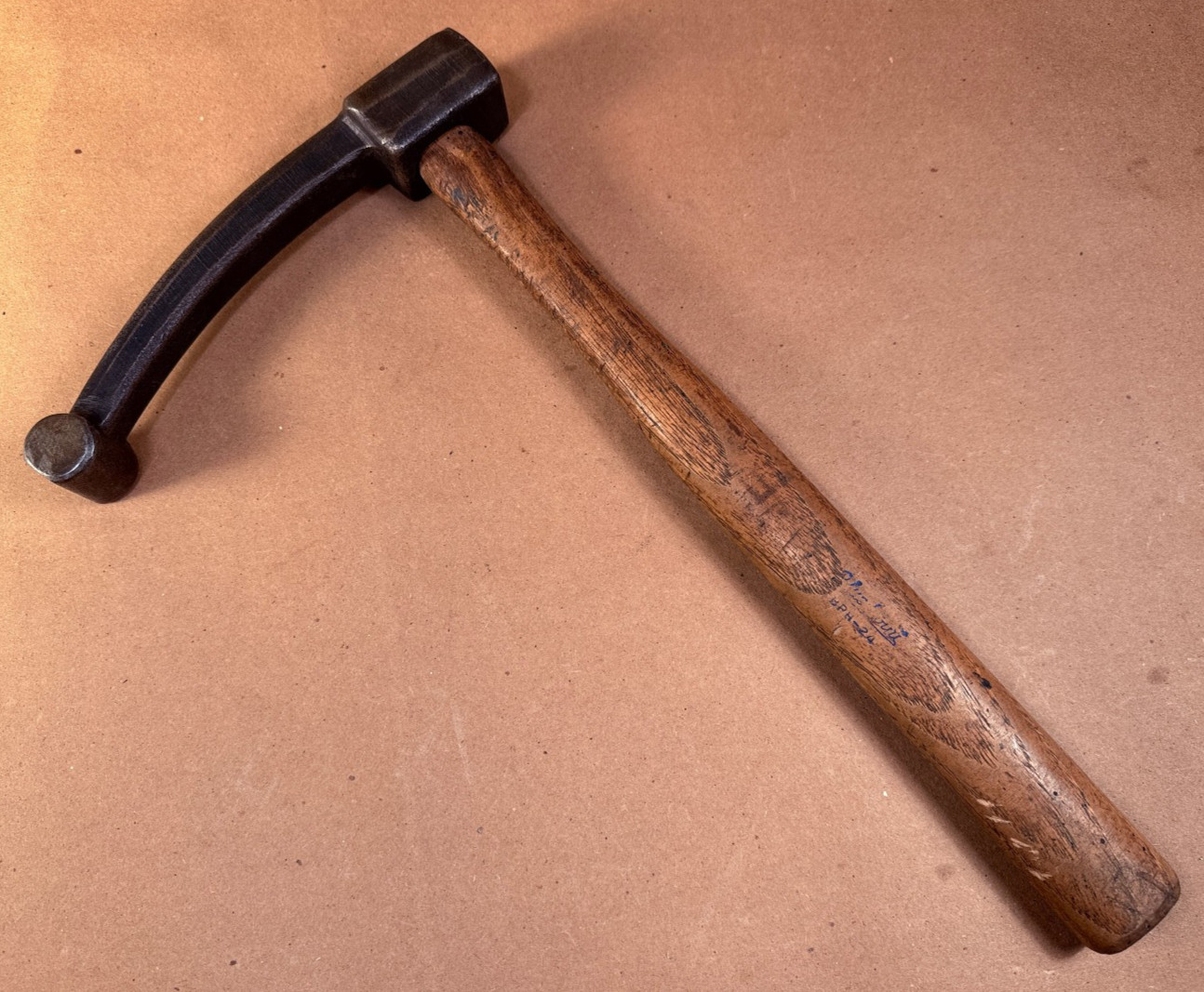 Vintage Fairmount No. 155 Auto Body Bumping Hammer w/ Blue Point Handle