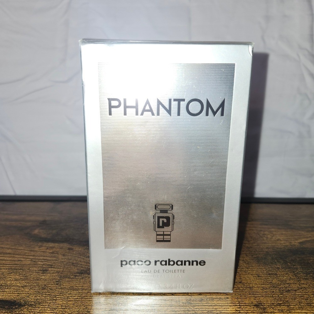 Paco Rabanne Phantom Silver Box, Never Opened, 3.4fl Oz 100ml SEALED
