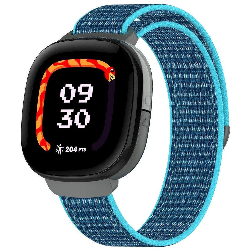 with Fitbit Ace LTE, Quick Release Nylon HOOK LOOP Sport Strap Accessory Fit ...