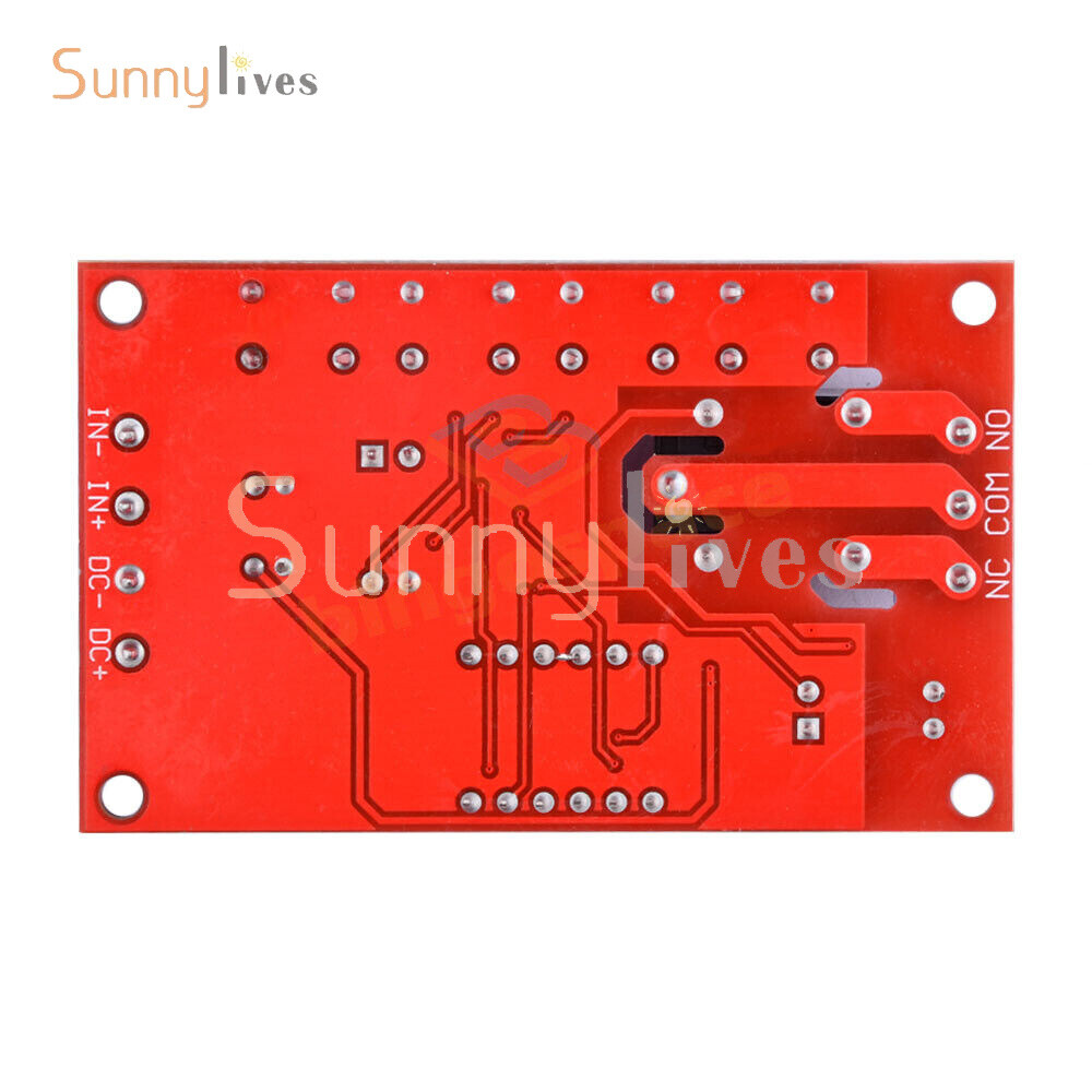 DC5V/12V/24V Time Delay Relay Module Timing Optocoupler Isolated Pulse Cycle US