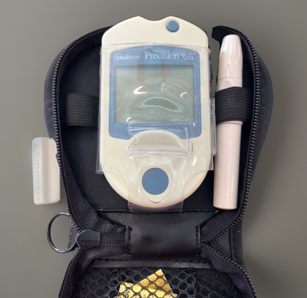 MediSense Precision Xtra Advanced Diabetes Mgt. System Glucometer Untested
