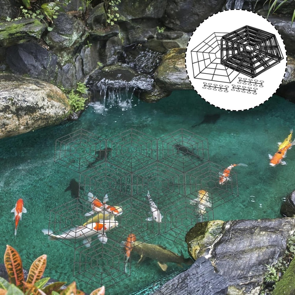 Pond Protectors 10 Pack Guard Netting Protective Net Pool Fish...