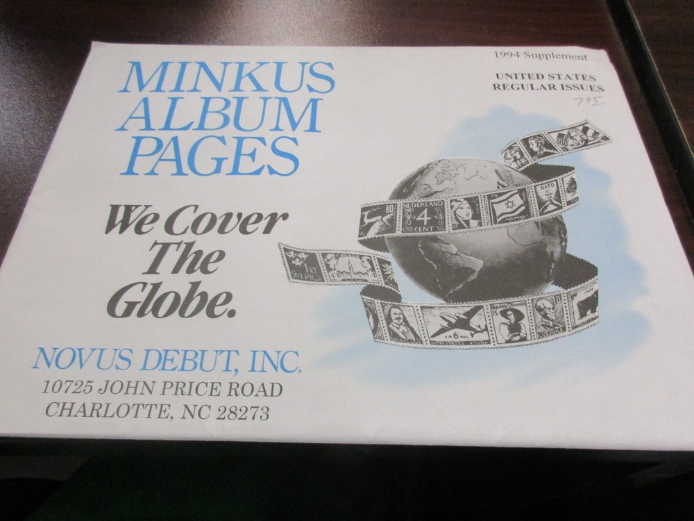 "MINKUS" 1994 SUPPLEMENT U.S. REGULAR ISSUES  W/FREE SHIPPING!!!
