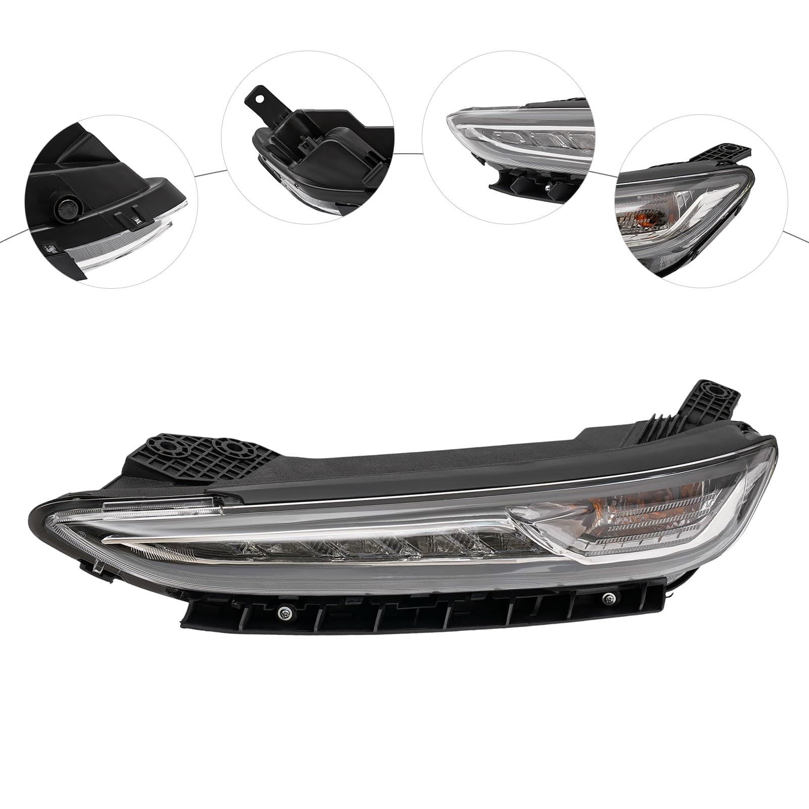 For Hyundai Kona Daytime Running Light - LED DRL Headlight Left Side