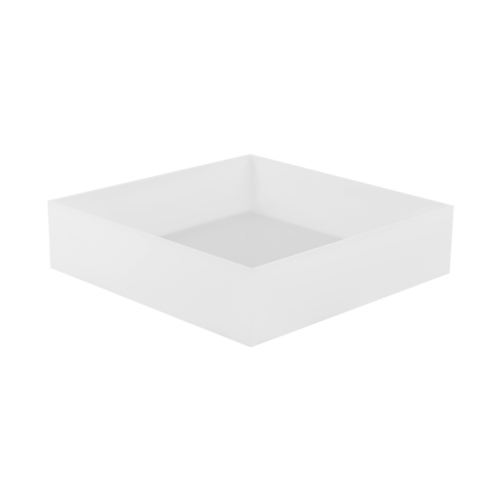 Acrylic Cube Dessert Table Display Nesting Riser with Hollow Bottoms 8"+9"+10"