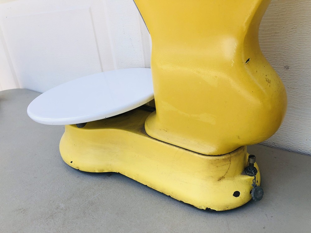 ANTIQUE TOLEDO CANDY SCALE Model 407 Yellow