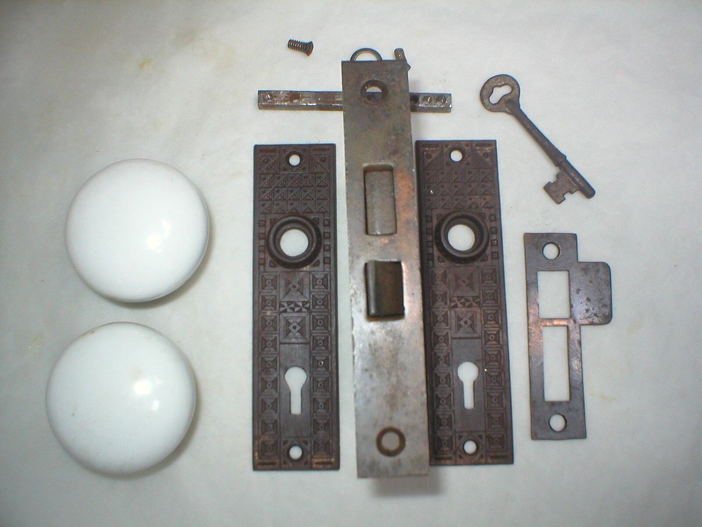 Antique Victorian Era Door Hardware