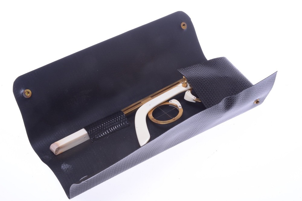 ✅ ORNIC OPTICIAN OPTOMETRIST EYE BRIDGE WIDTH TEMPLES METER HALL MARKED DOUBLÉ