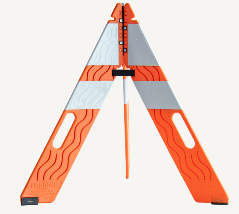 PSS Firstgard Foldable Traffic Cones 5 pack with carrying bag