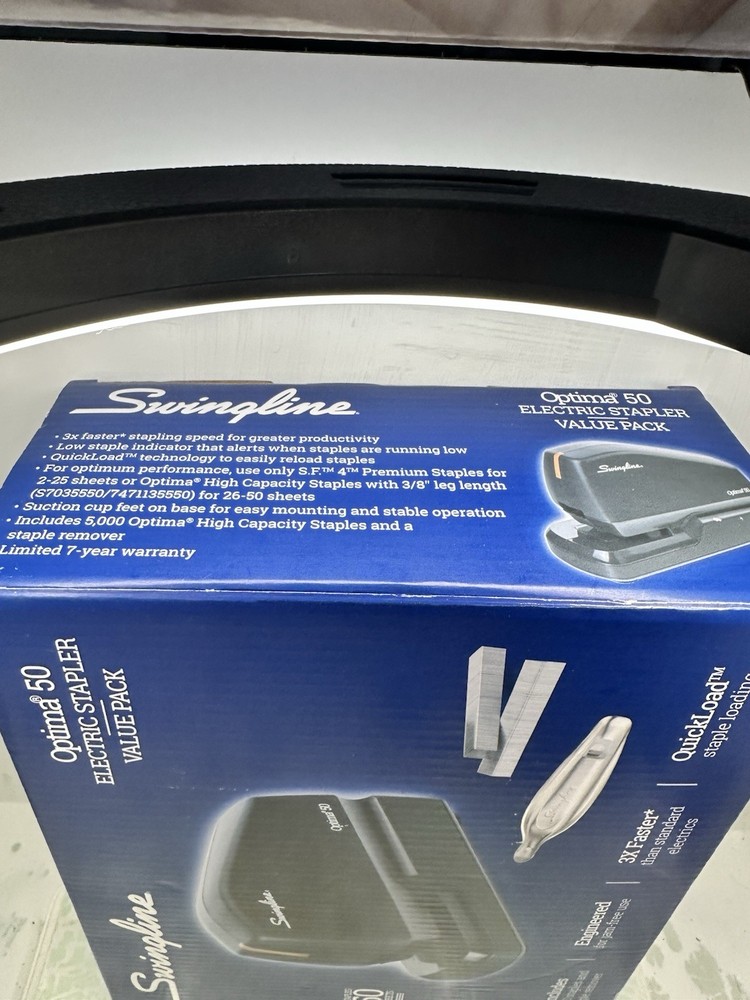 Swingline Electric Stapler Value Pack, 50 Sheet Capacity, includes Optima 50 New
