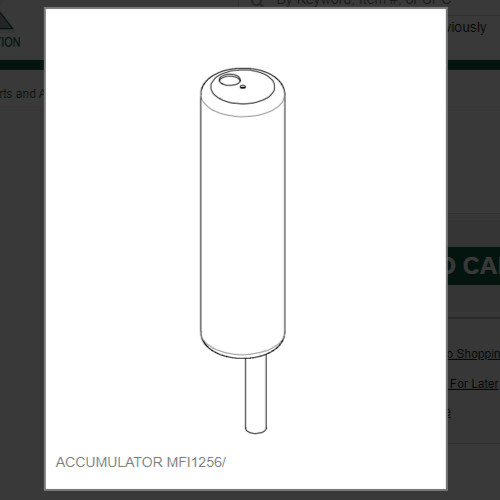 ACCUMULATOR MFI1256/ # 9151164-01