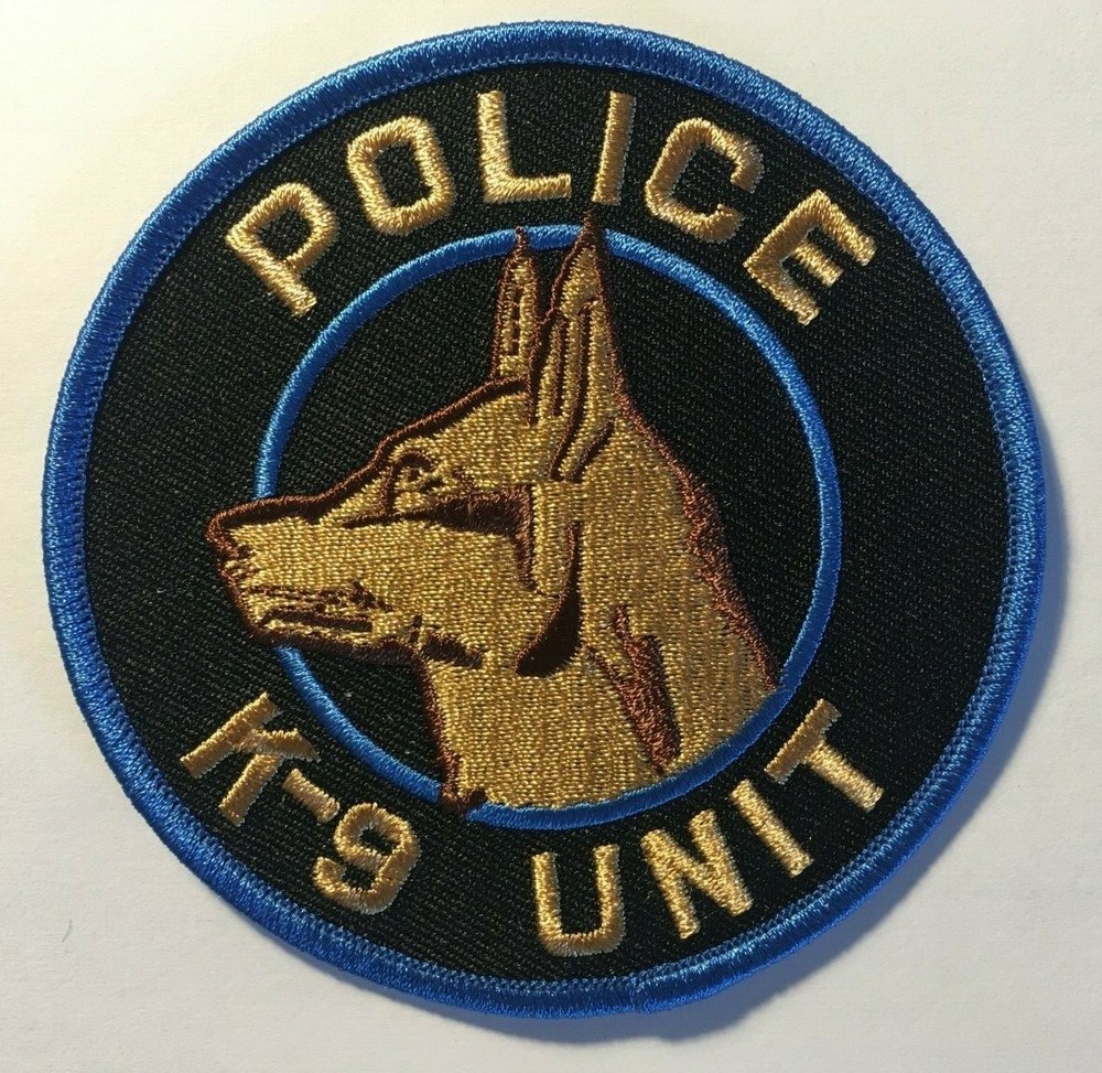 police patch K9 unit shoulder patch german shepherd K 9 canine patch dog patch
