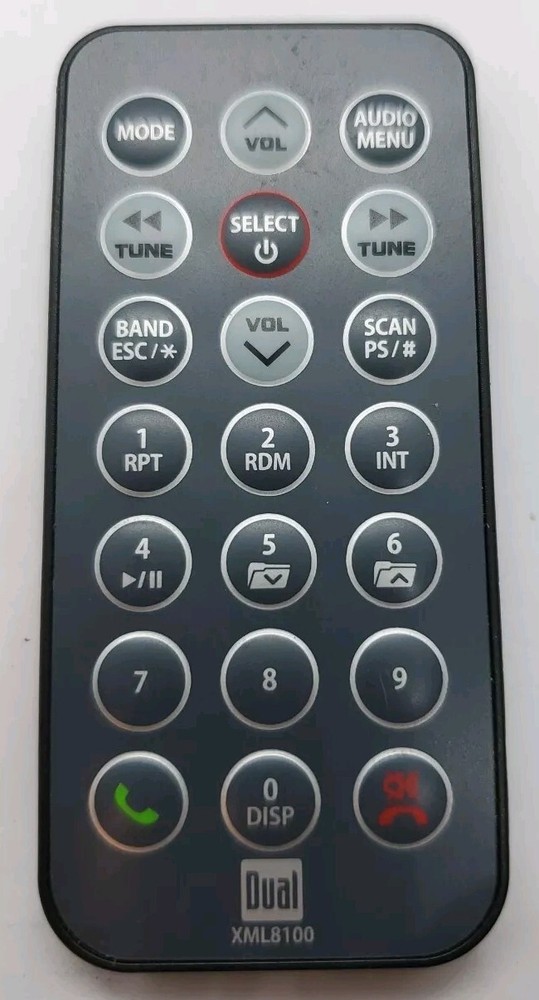 Original Dual XML8100 Remote Control