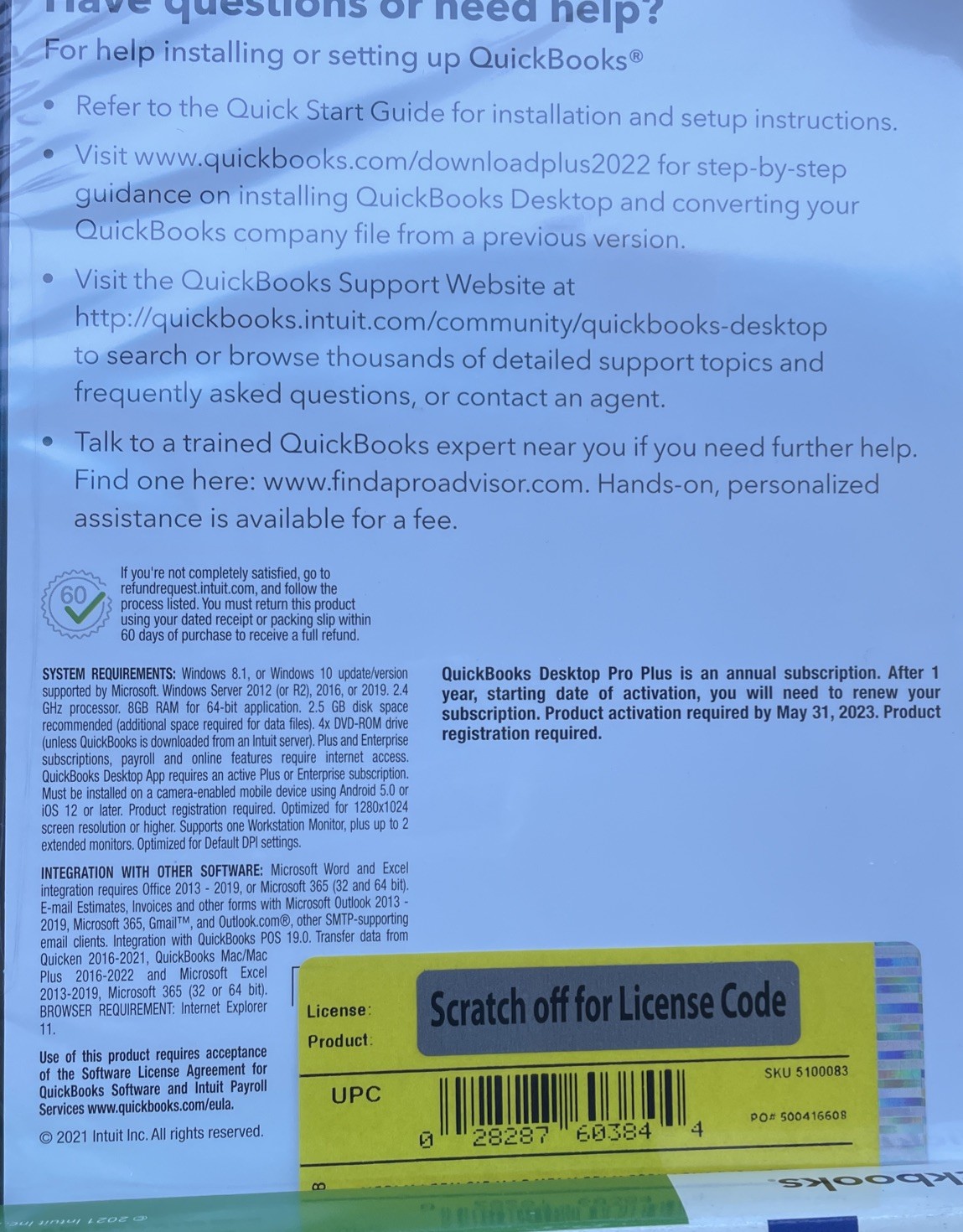 SEALED Intuit Quickbooks Desktop Pro Plus Small Business Accounting 2022
