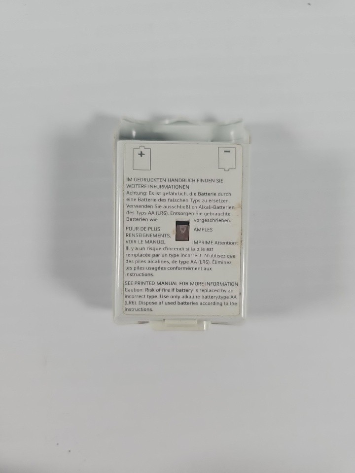 B/W Xbox 360 Wireless Controller AA Battery Pack Back Case Cover Holder Shell