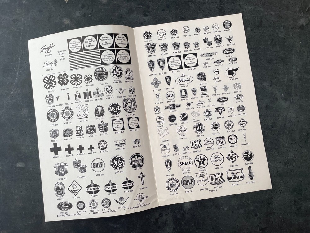 Sterling Type Foundry 'Typecast Cuts' Catalog Letterpress Print Block (1701)