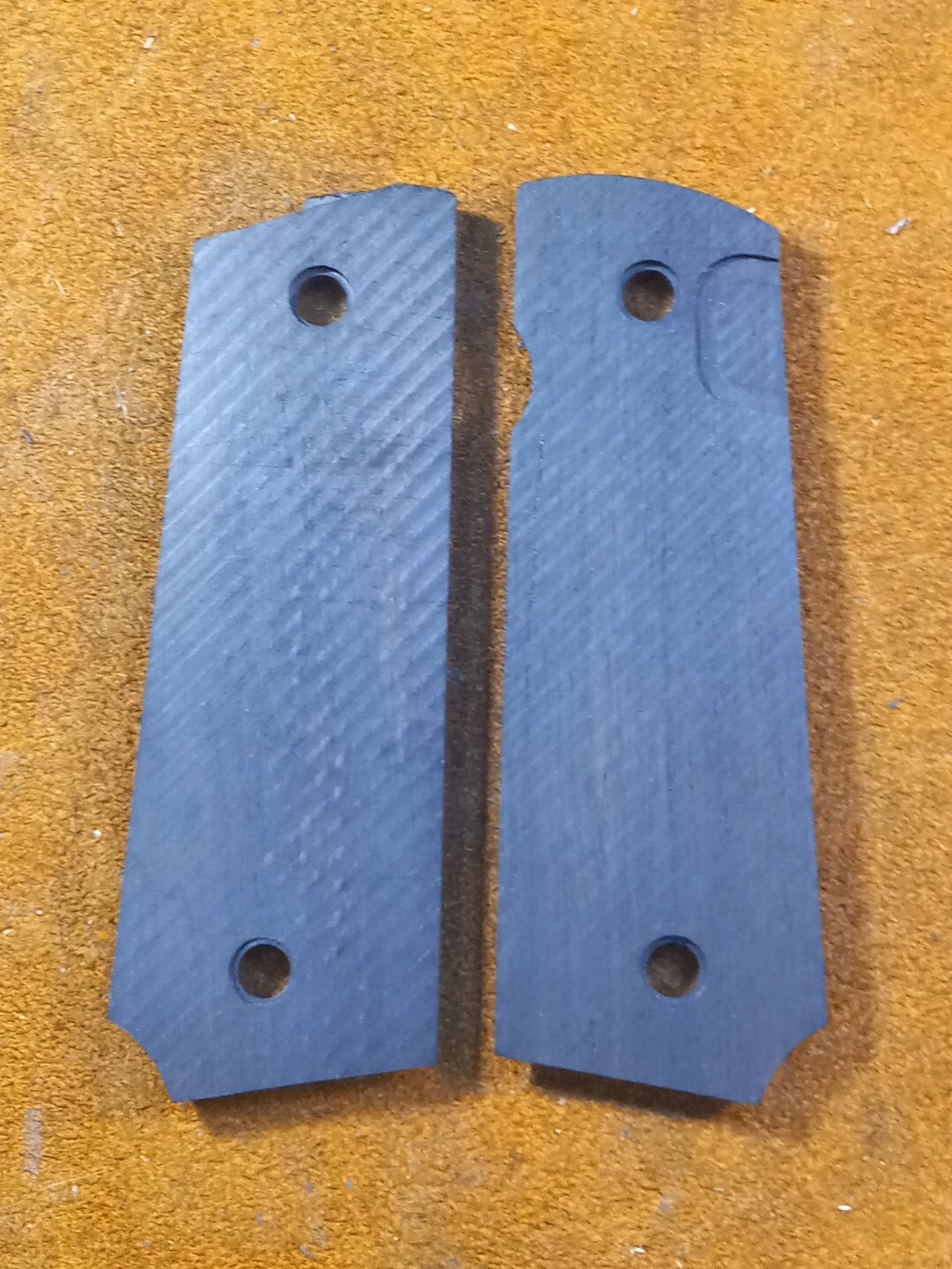 WWI WWII 1911 1911A1 Colt Grips Double Diamond Solid Walnut