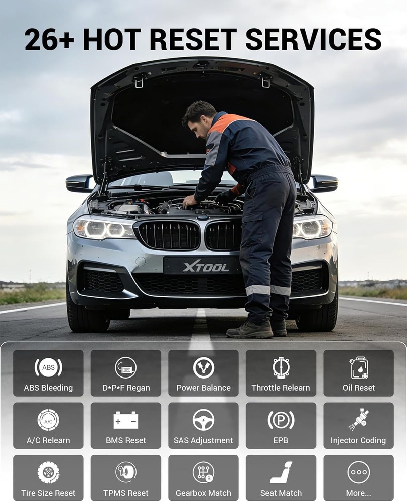 2026 XTOOL A30M KIT Bluetooth All System Car Diagnostic Tool OBD2 Code Scanner