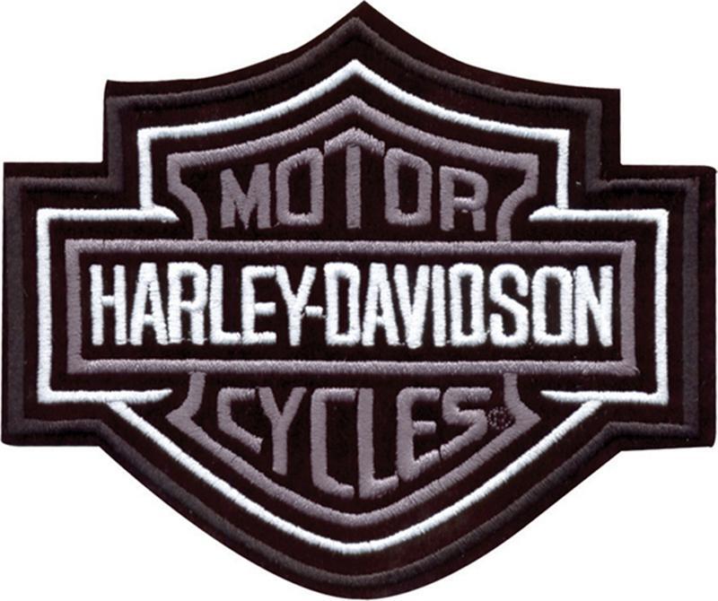 Harley Davidson Patch/Patch Bar & Shield Grey #8011437 Approx 7.6x6.2cm