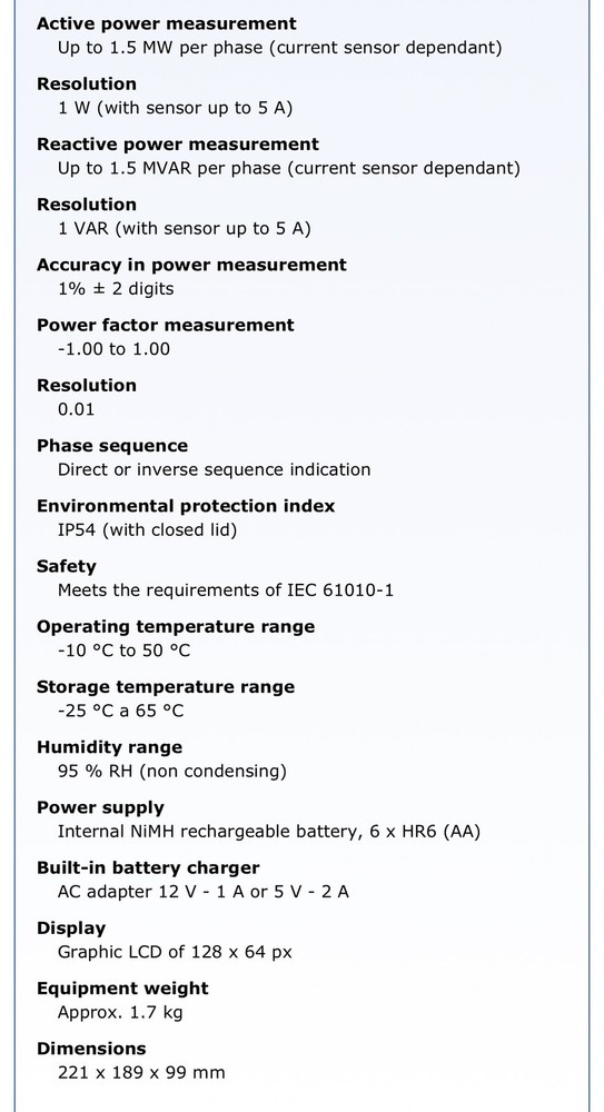 Tentech MAR-83s Three-Phase Power Quality Analyzer
