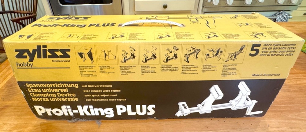 Zyliss Profi-King PLUS Universal Claiming Device - complete and pristine!
