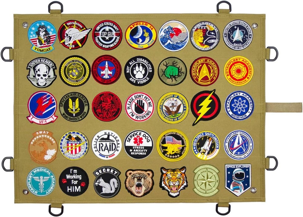 Versatile Tactical Patch Display Panel, 18" x 24" – Perfect for Collectors