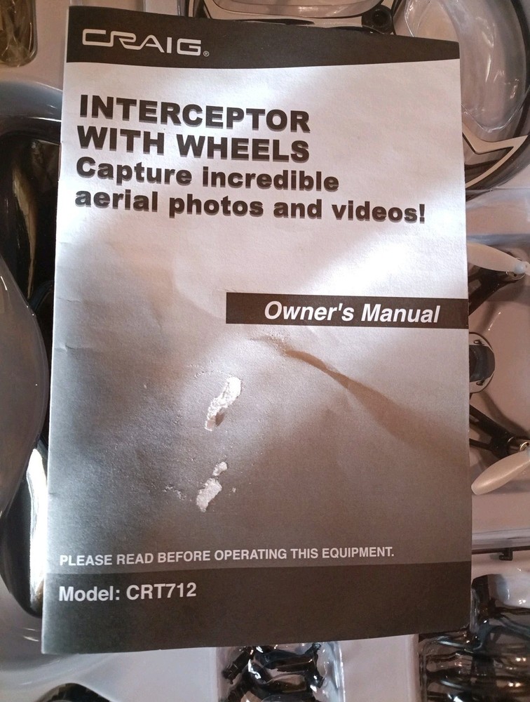 CRAIG interceptor Camera Drone With 2.4ghz RF