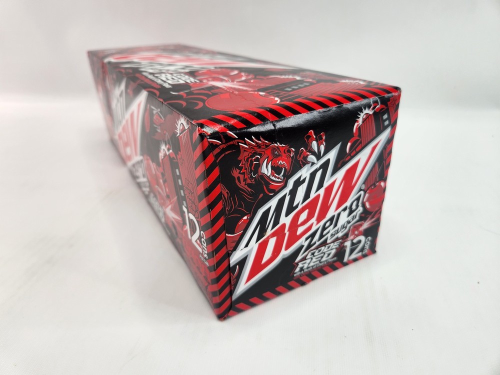12 Pack Mountain Dew Code Red Zero Sugar - Cherry Flavor - Retired Packaging