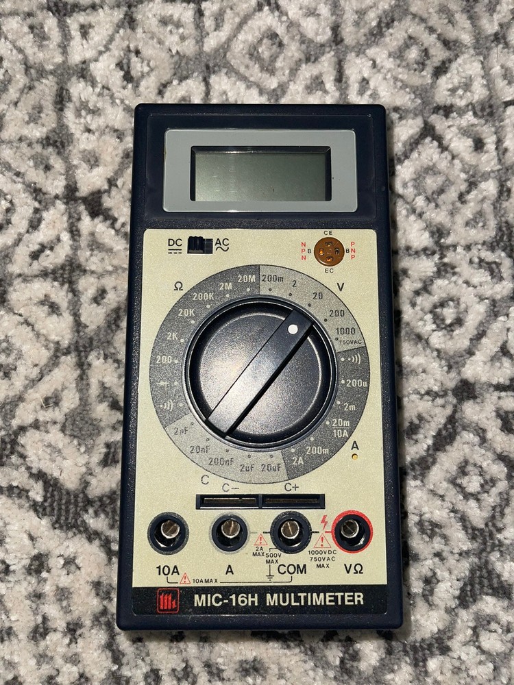 Comprobador MIC-16H Multimeter Tested Works! Handheld