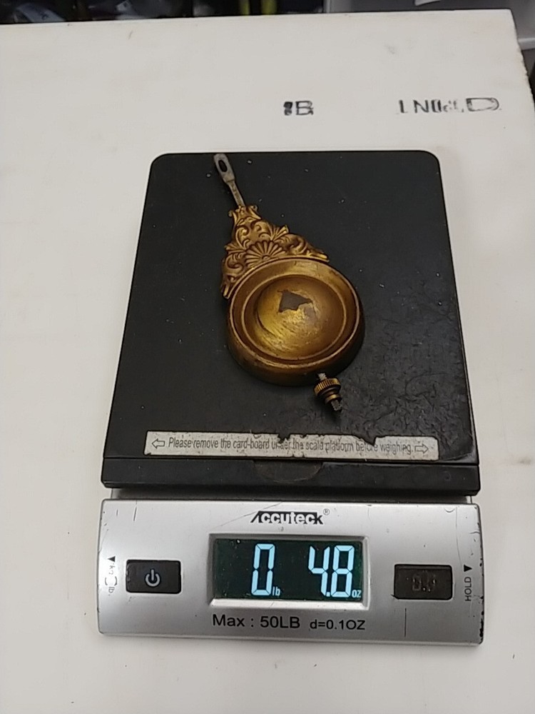 BULLSEYE PARLOR CLOCK PENDULUM