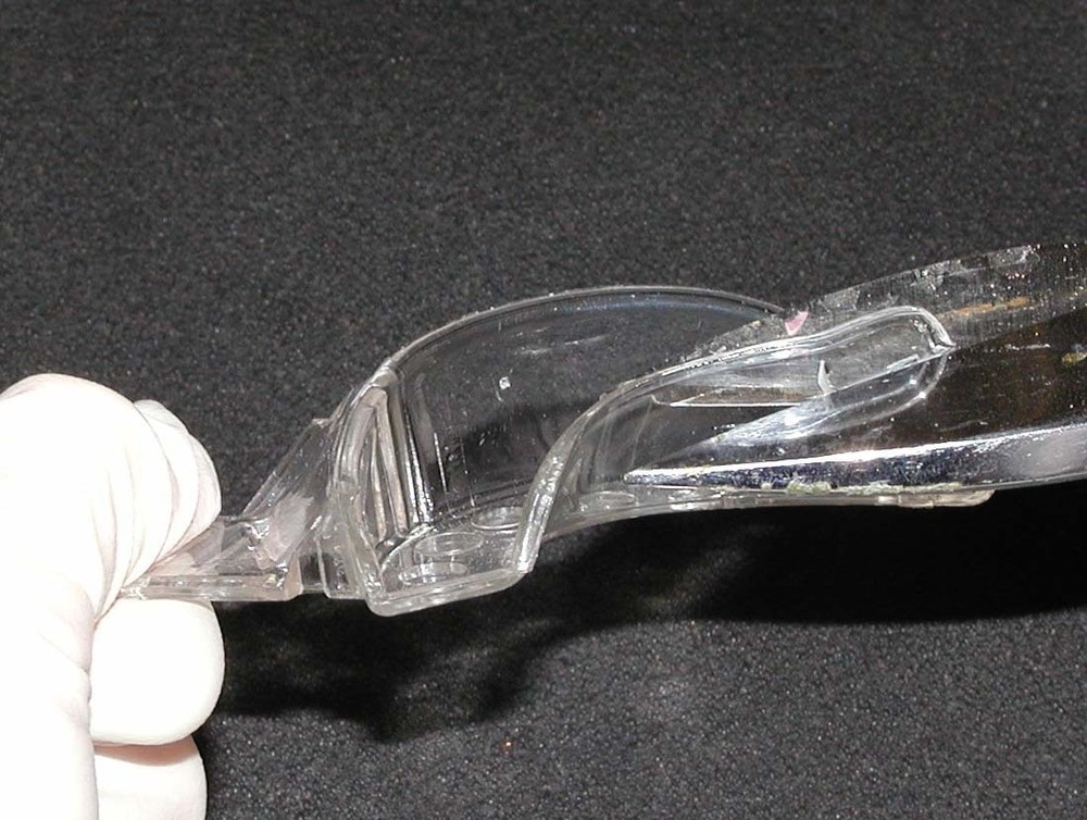 08P9 Medium Lower Crystal Clear Thermoplastic Disposable Dental Impression Trays