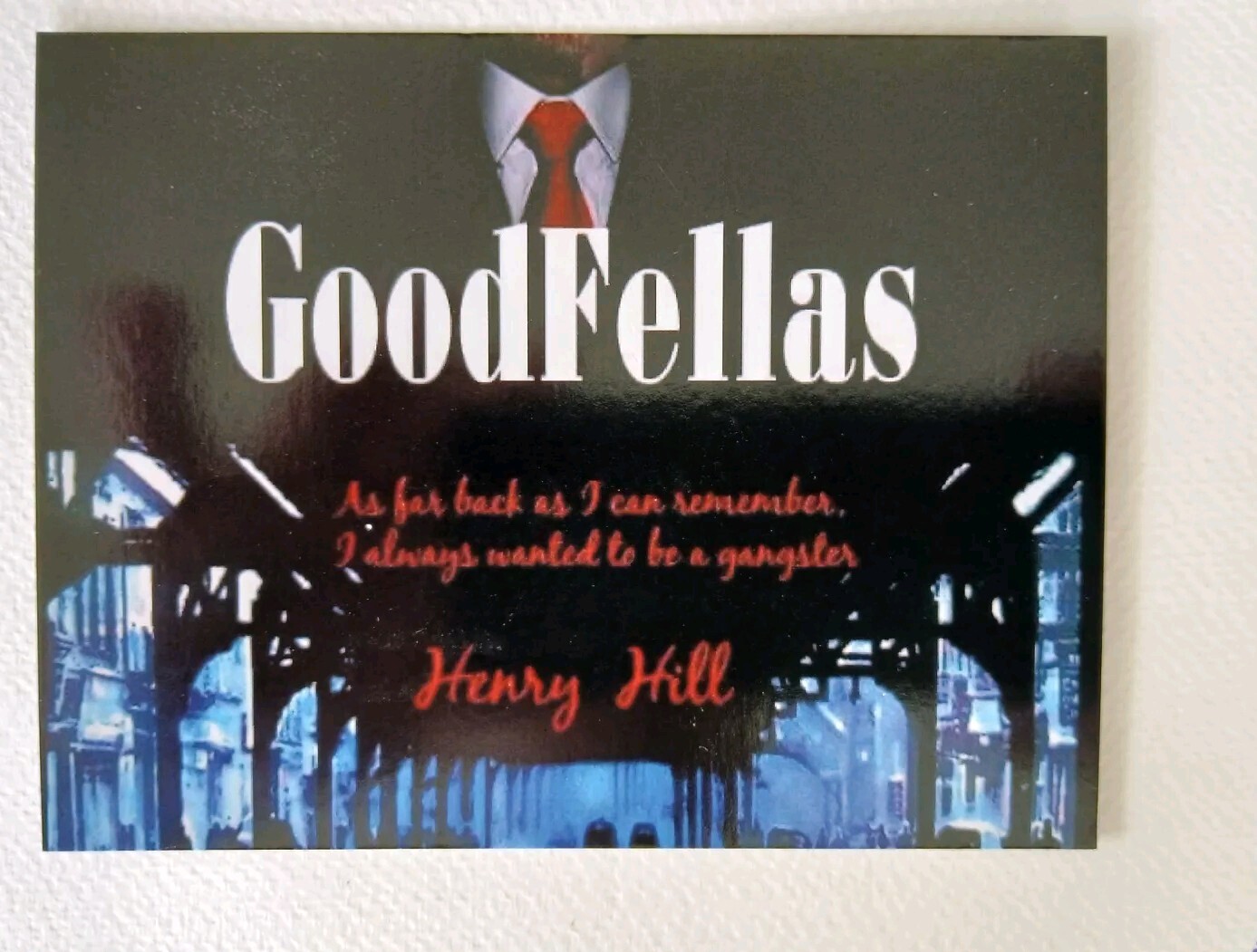 Mafia Signed Original Henry Hill Cosa Nostra Gangster Painting No More Shines!