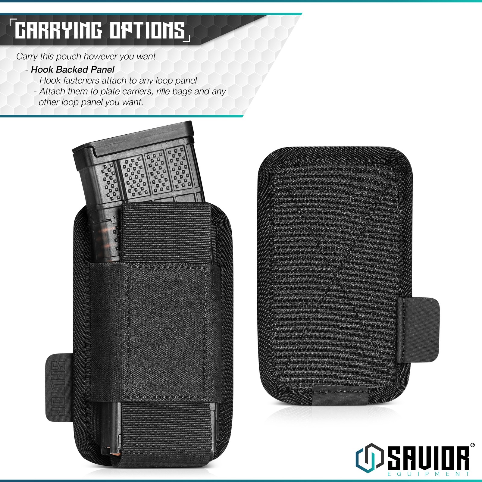 [TACTICAL]Savior Open-Top Single Rifle Mag Holder Carbine Magazine Pouch Carrier