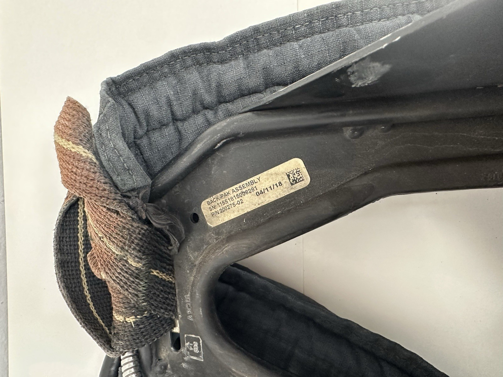 Scott AP75 Air-Pak 75 CBRN 4.5 SCBA Harness 2013 Edition w/ EZ flow regulator