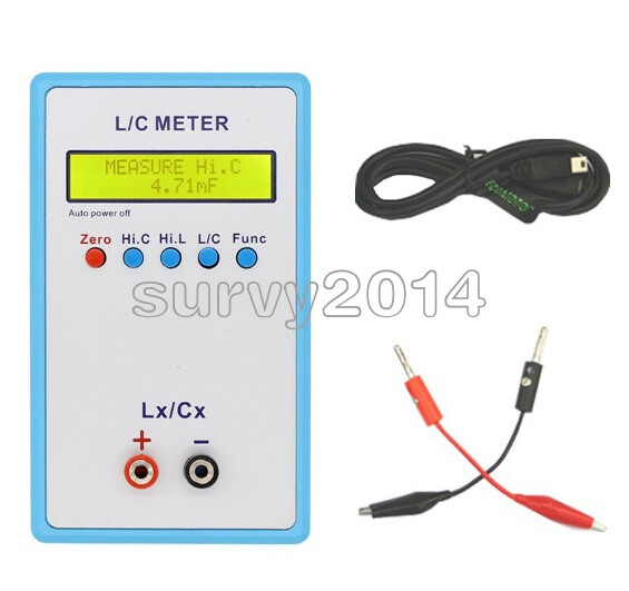 High Precision L/C Inductance Inductor Capacitance Multimeter Meter LC200A Tool