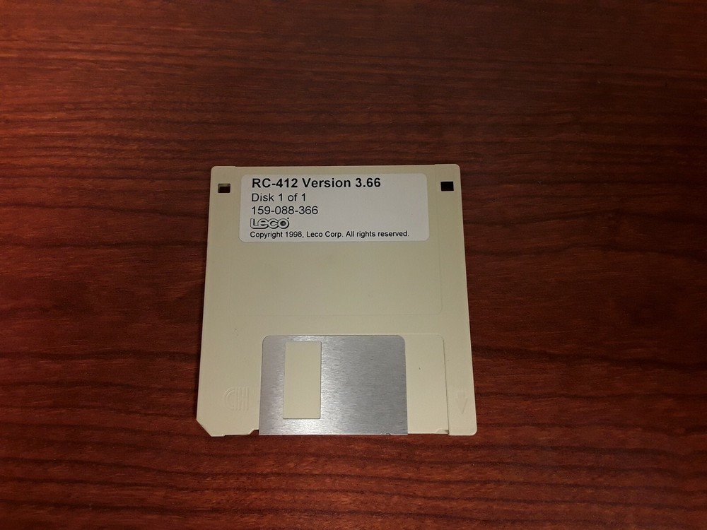 LECO RC-412 Version 3.66, 159-088-366