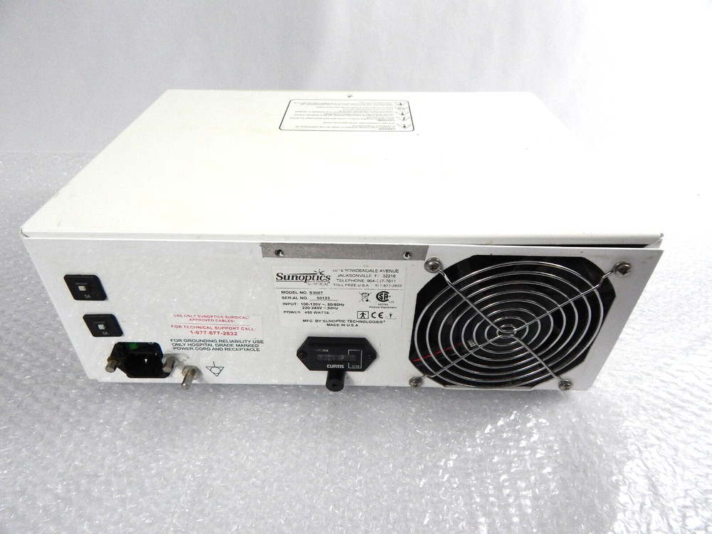 SUNPOTICS MEDICAL S300T LIGHT SOURCE