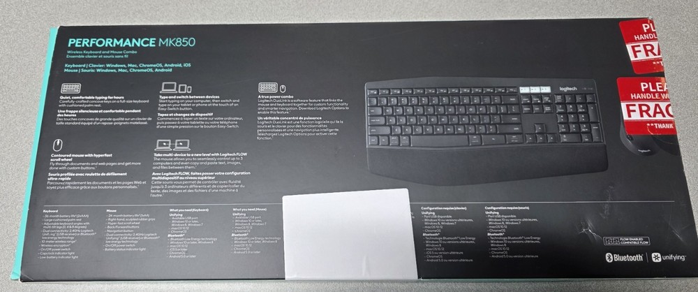 Logitech MK850 Performance Wireless Keyboard and Mouse Combo [920-008219] Nice!