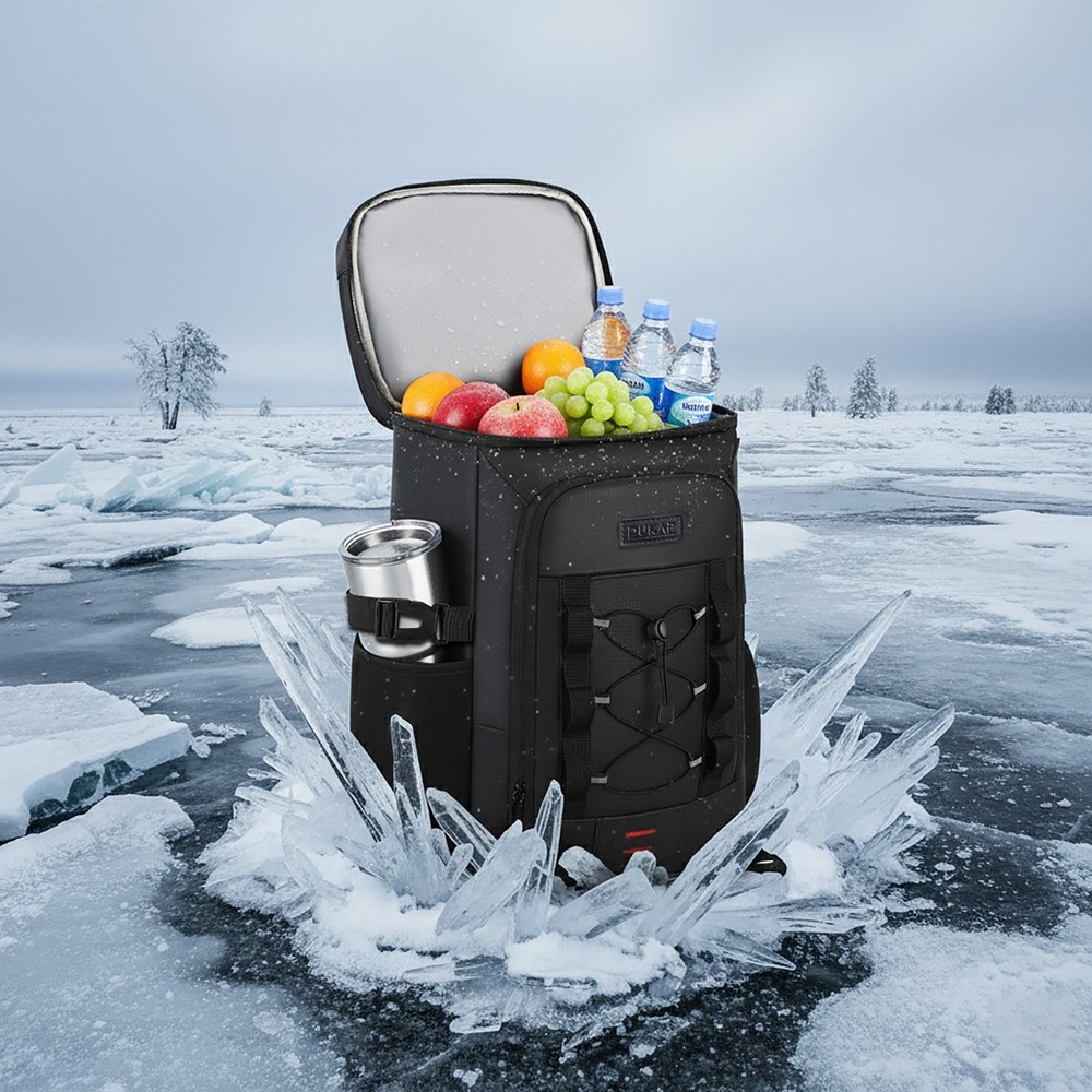 DUKAP KIVA Insulated Cooler Backpack – Black
