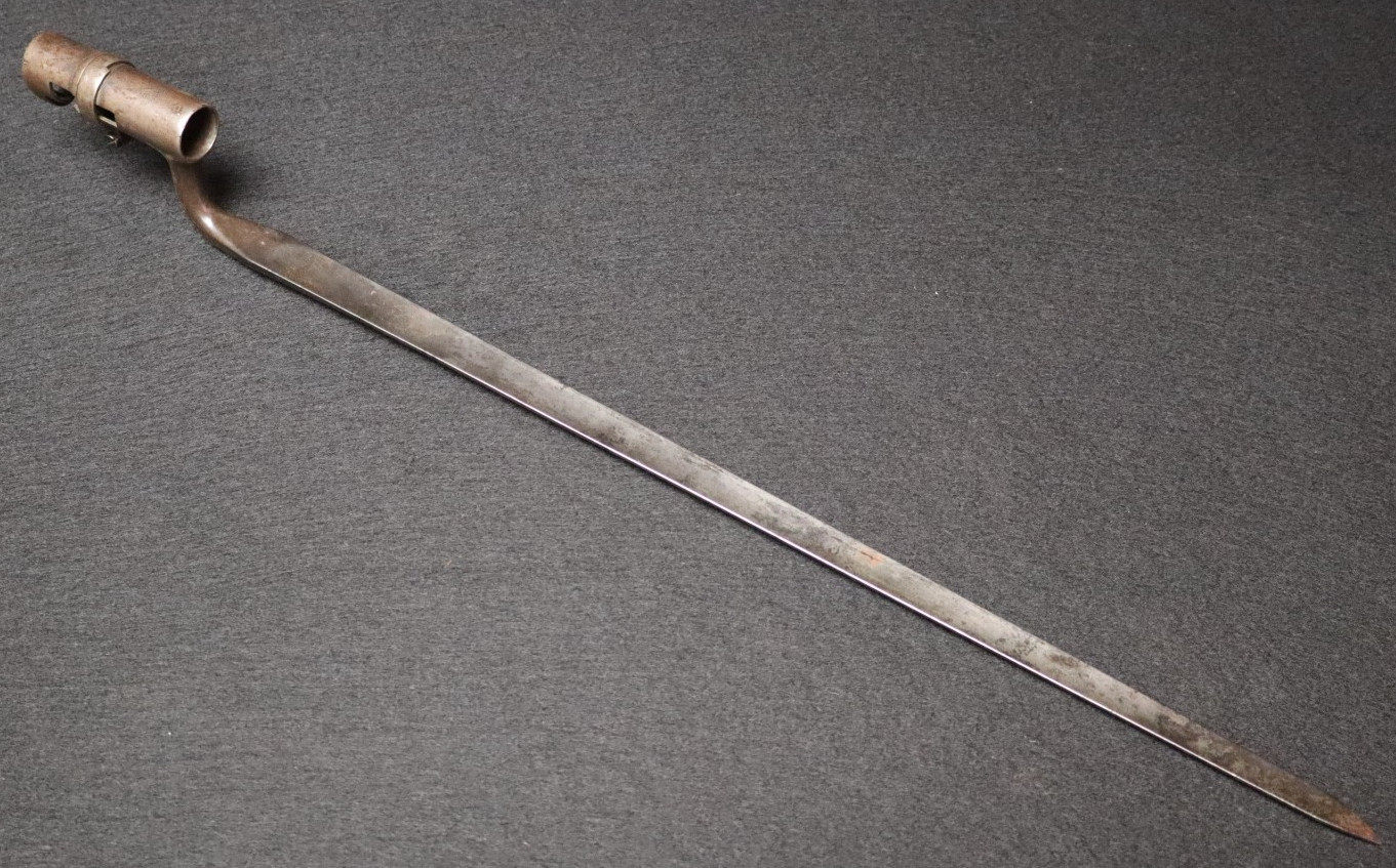 Indian Wars US Army M1873 Trapdoor Springfield Socket Bayonet U.S. Ricasso Mark