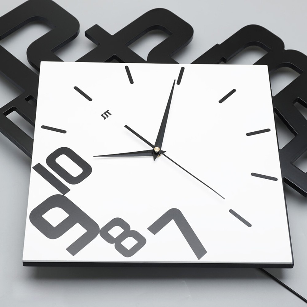 Modern Style Swing Wall Clock Circular Pendulum Clock Study Living RoomDecoraton