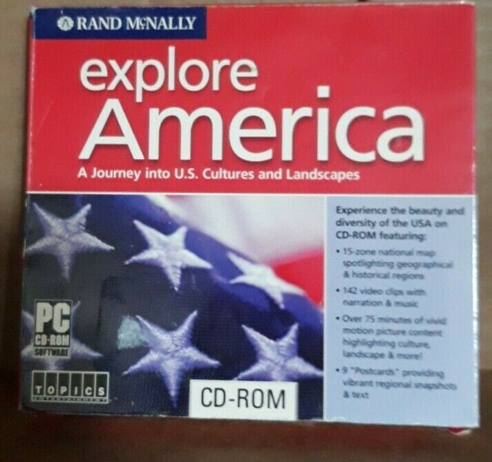Explore America (PC CD) New US Retail Store Edition Sealed